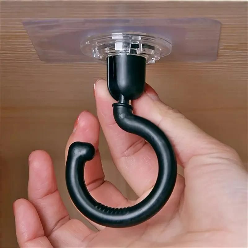 5pcs Rotating Ceiling Hooks - Waterproof & 360° Adjustable