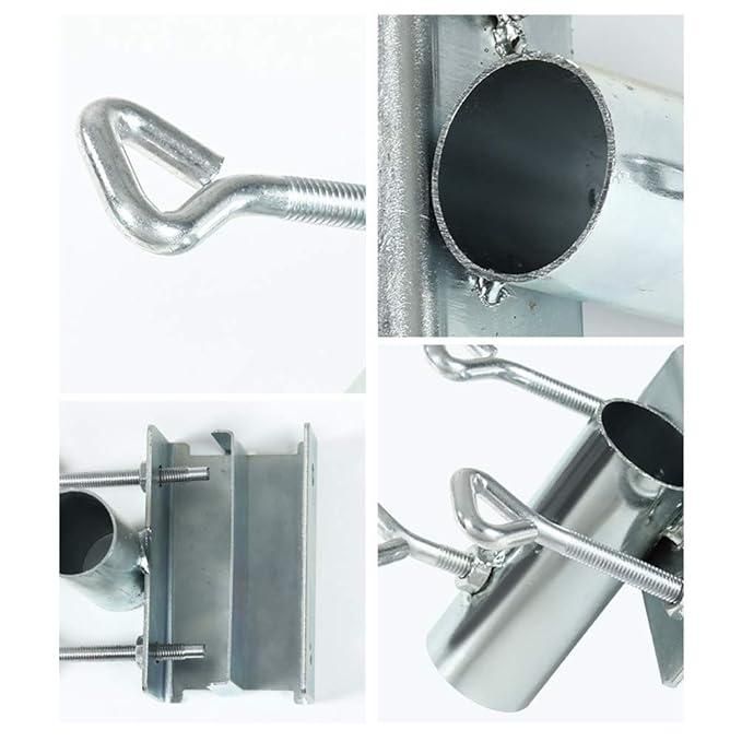 Stainless Steel Rod Clamp Holder – Sun Umbrella Mount for Balcony & Terrace