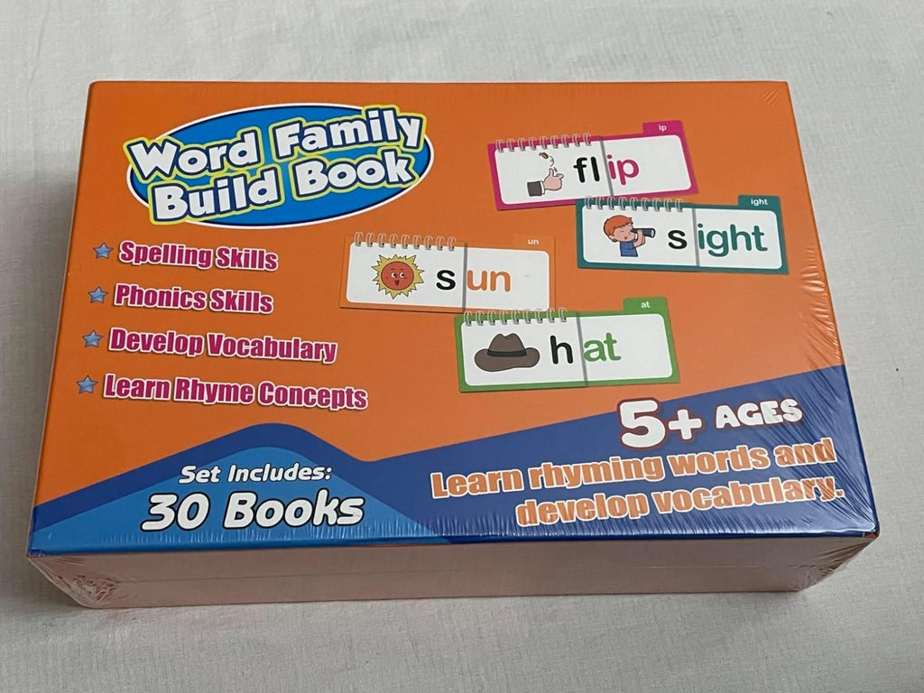30 Rhyming Words Flipbook for Children (Learning & Phonics Builder)