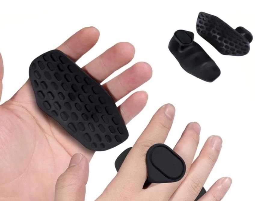 Ergo Rubber Palm Grip Pads – Suction-Enhanced Hand Protection for Weightlifting