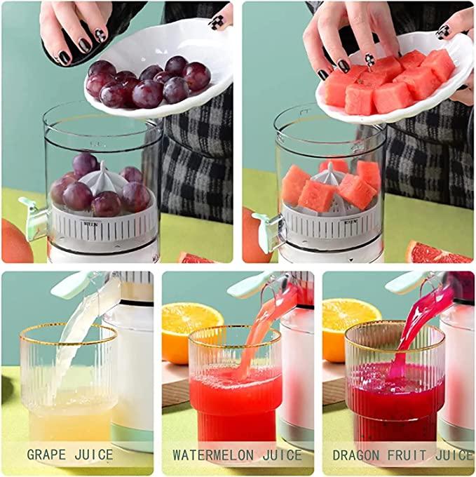 USB Rechargeable Citrus Juicer – Compact, High-Efficiency for Halved Fruits