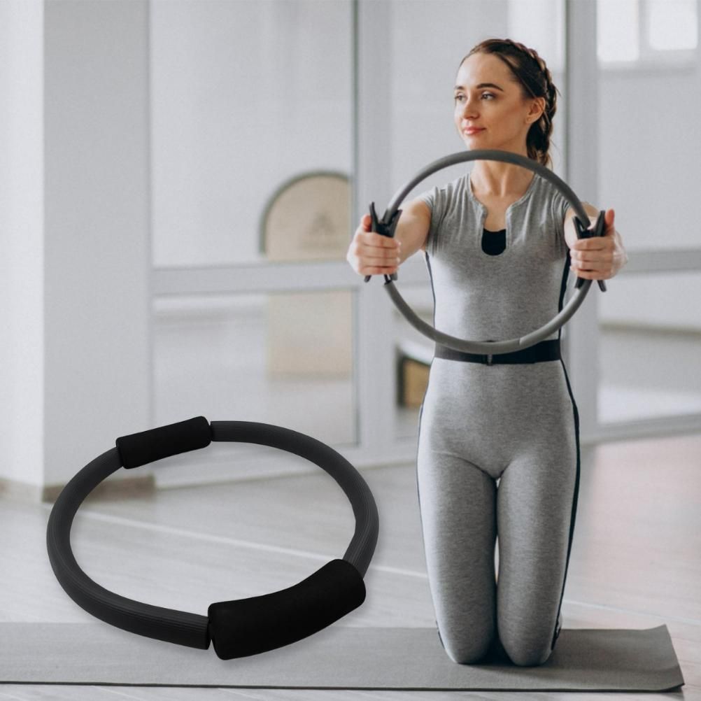 Pilates Fitness Ring – Lightweight Toning Circle with Foam-Grip Handles