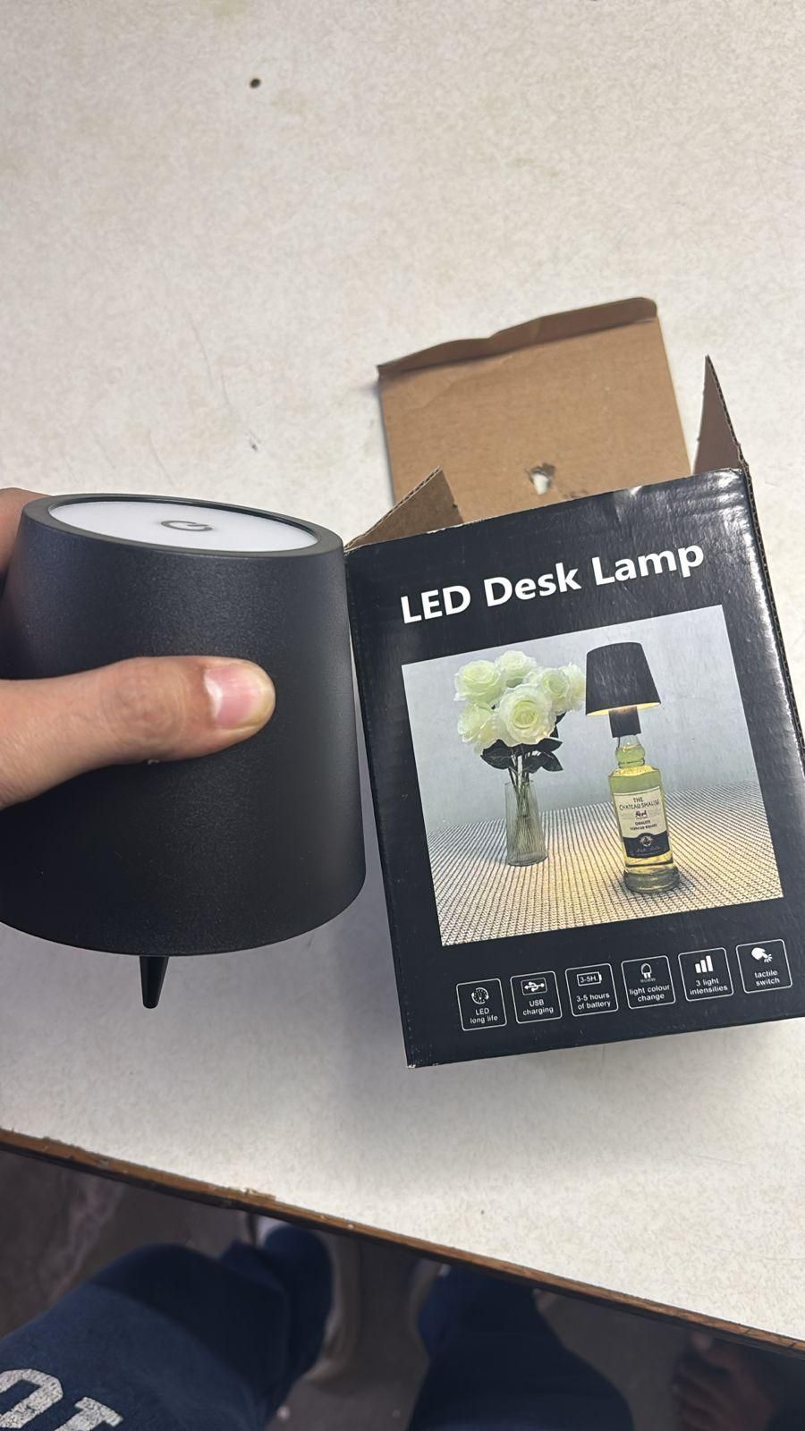 Wireless Bottle Lamp - USB Rechargeable Touch Light