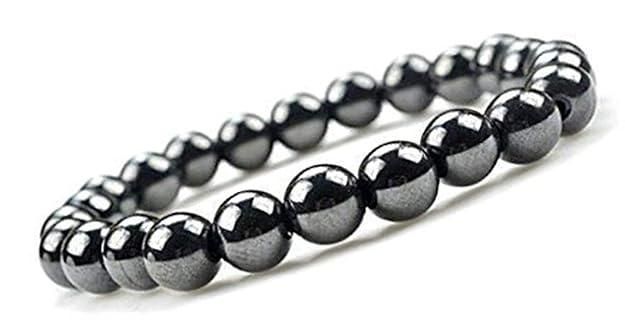 Magnetic Hematite Crystal Bracelets – 8mm Duo Set (2 Pc)