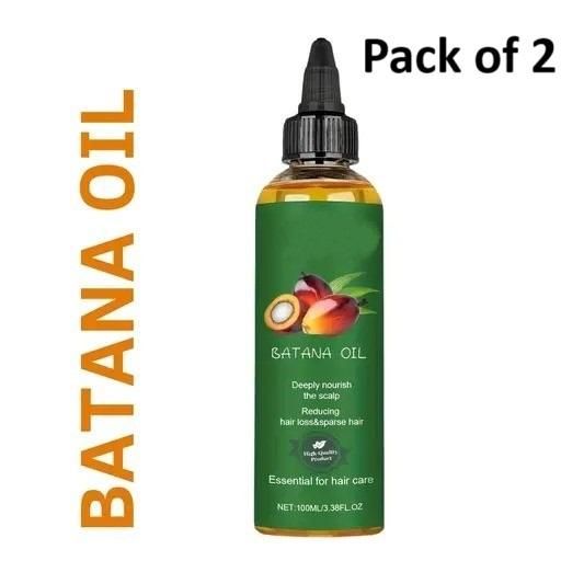Organic Raw Batana Oil for Hair Growth – Natural Scalp Nourishment (Pack of 2)