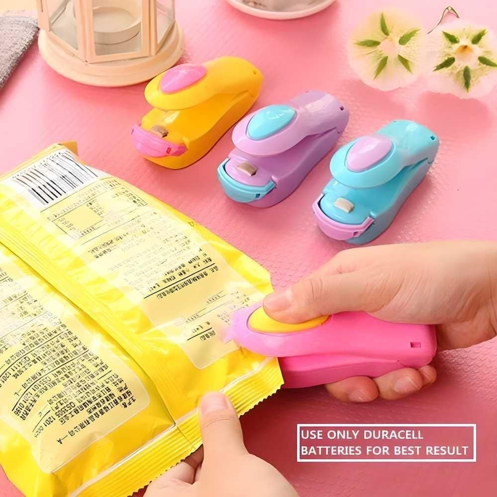 Portable Mini Heat Sealer - Handheld Food Bag Sealing Machine