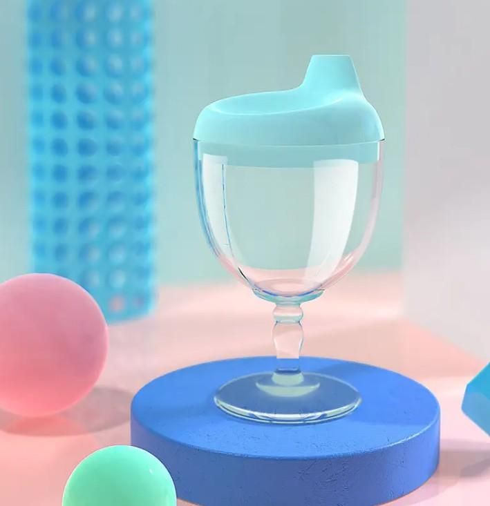 Baby Sippy Cup – Spill-Safe Stemware for Toddlers & Kids