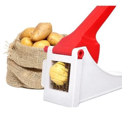 Heavy-Duty French Fry Cutter – 2-Blade Potato & Veggie Dicer (1 Pc)