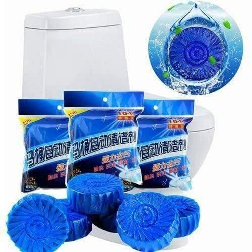 Toilet Cleaning Tablets - Automatic Deodorizer & Bowl Cleaner (Pack of 10)