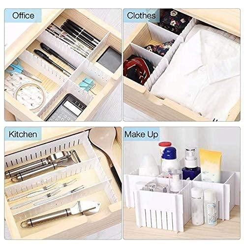 SnapFit Drawer Dividers – 8 Pc Adjustable Organiser Set (1 Pack)