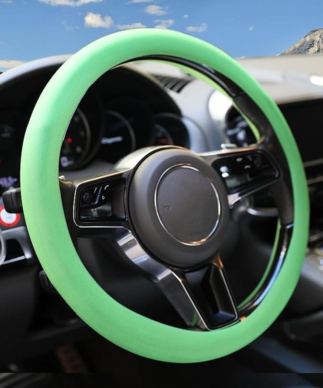 Universal Soft Silicone Steering Wheel Cover - Anti-Slip Comfort Grip