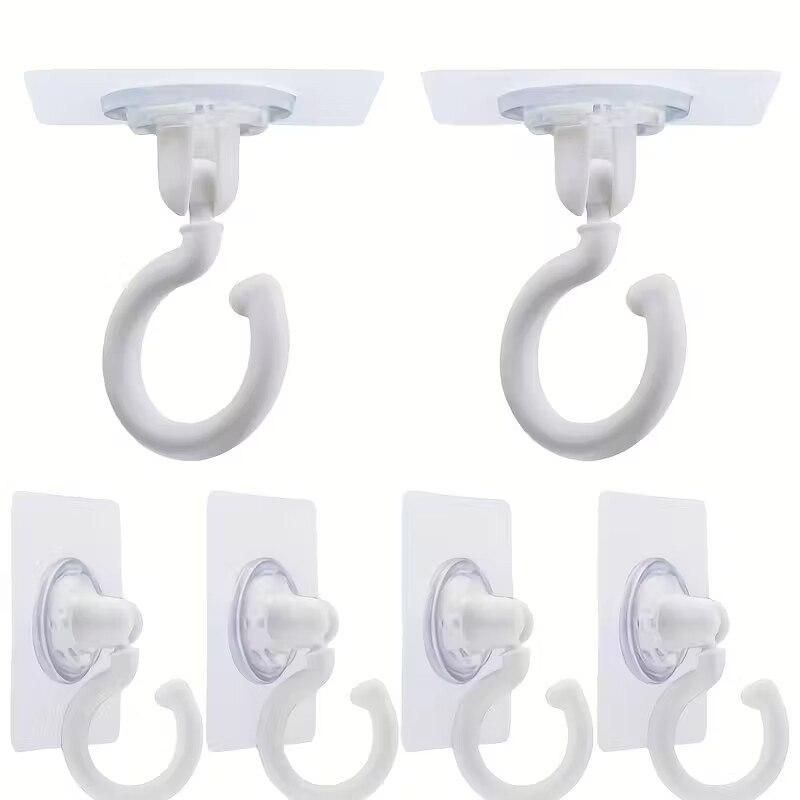 5pcs Rotating Ceiling Hooks - Waterproof & 360° Adjustable