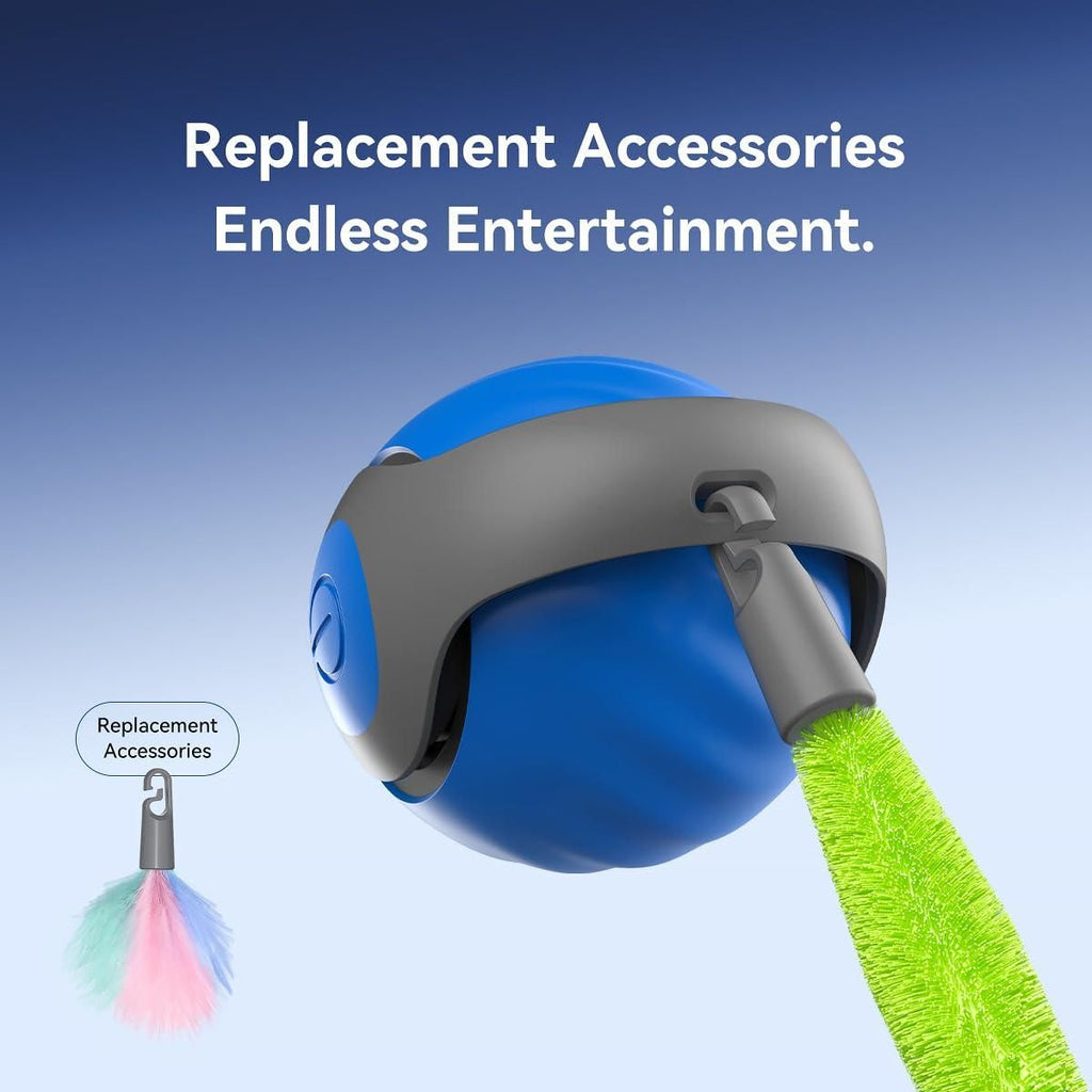 USB Rechargeable Rolling Ball Automatic Cat Toy – Smart Play Ball