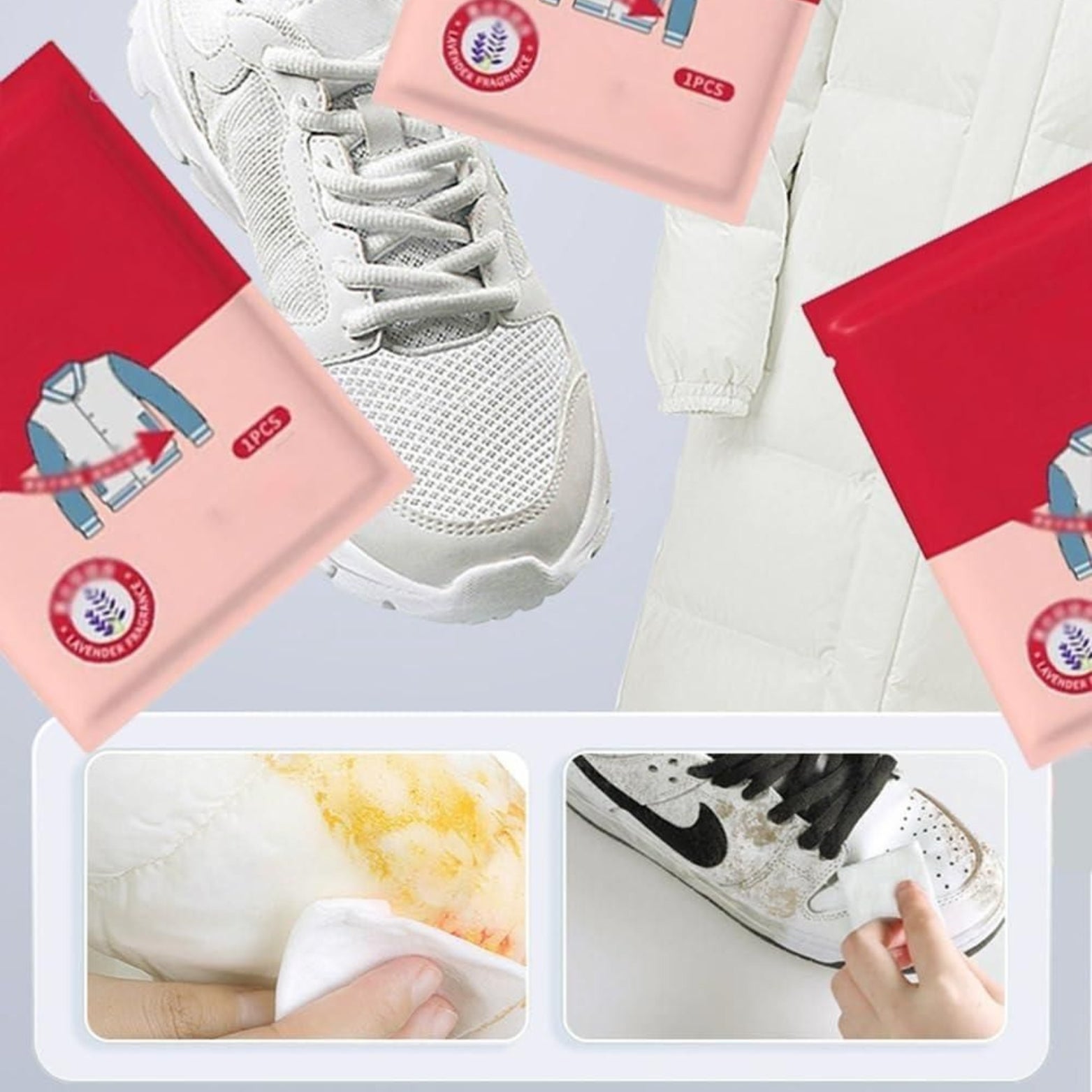 Stain Removal Wet Wipes (Pack of 10)